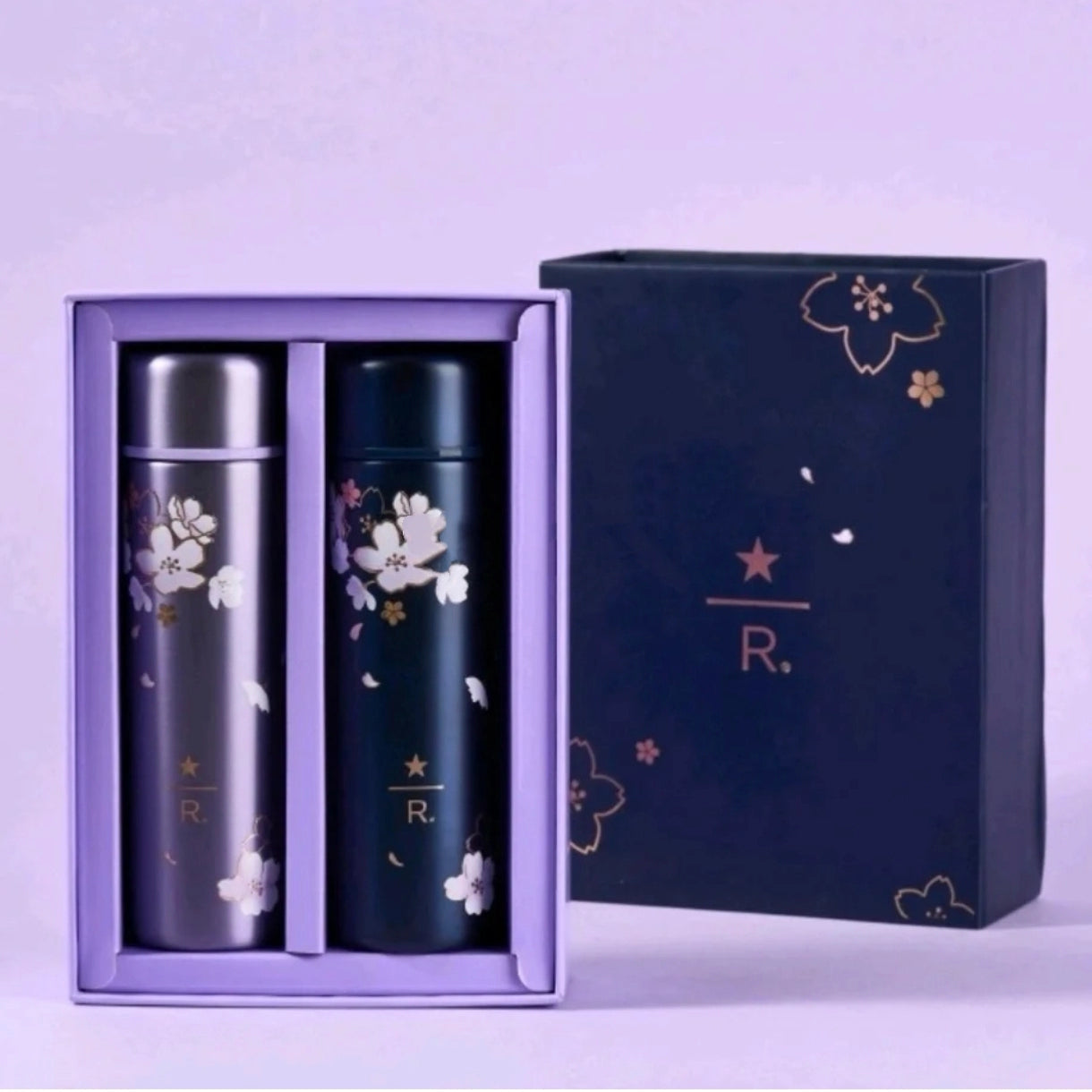 Termos de Acero Inoxidable Starbucks China 2025 Selected Sakura series 145ml X 2PCS
