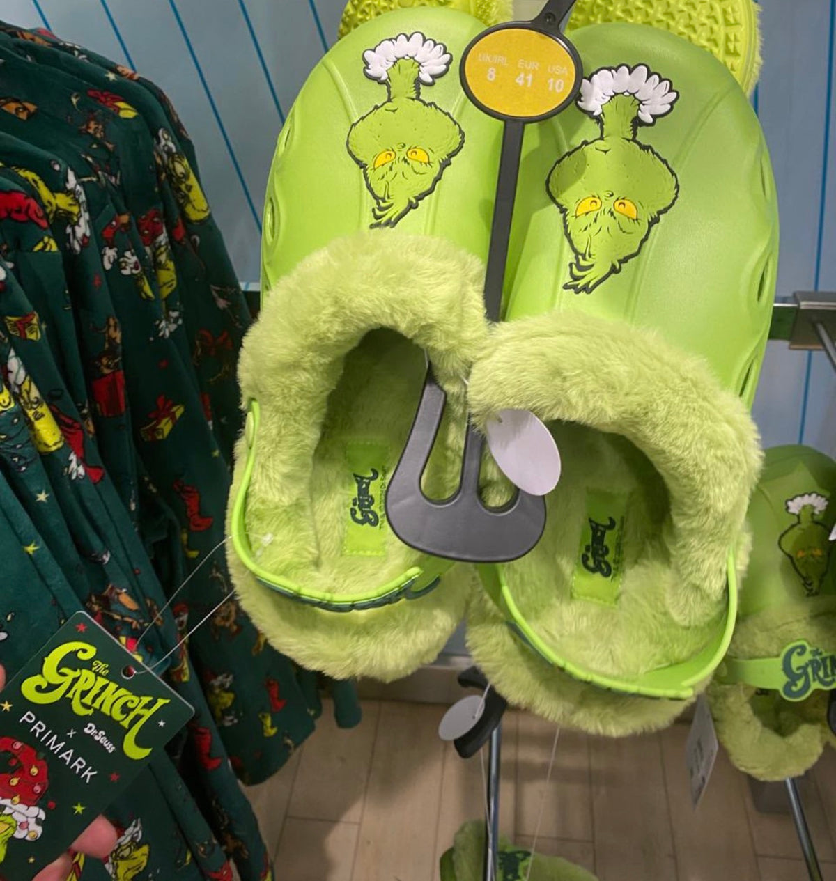 Crocs grinch primark
