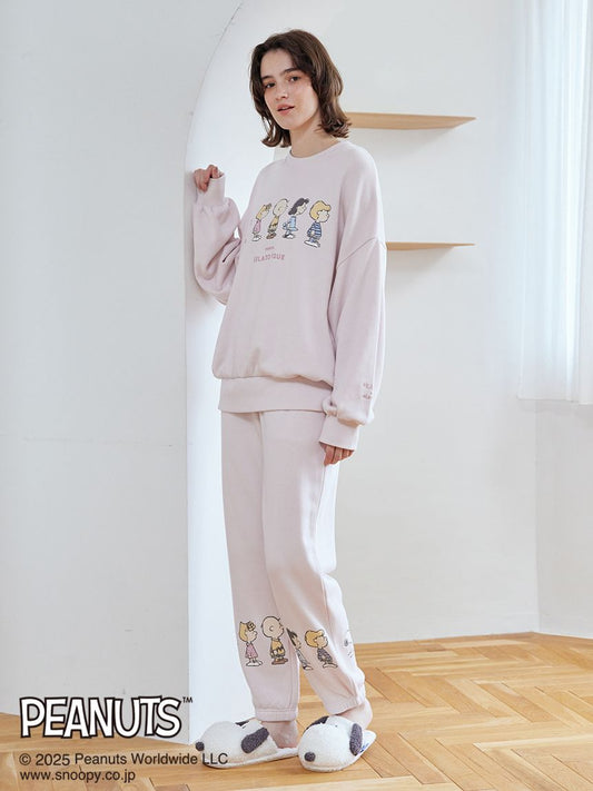 Pijama Pants Gelato Pique Peanuts rosa