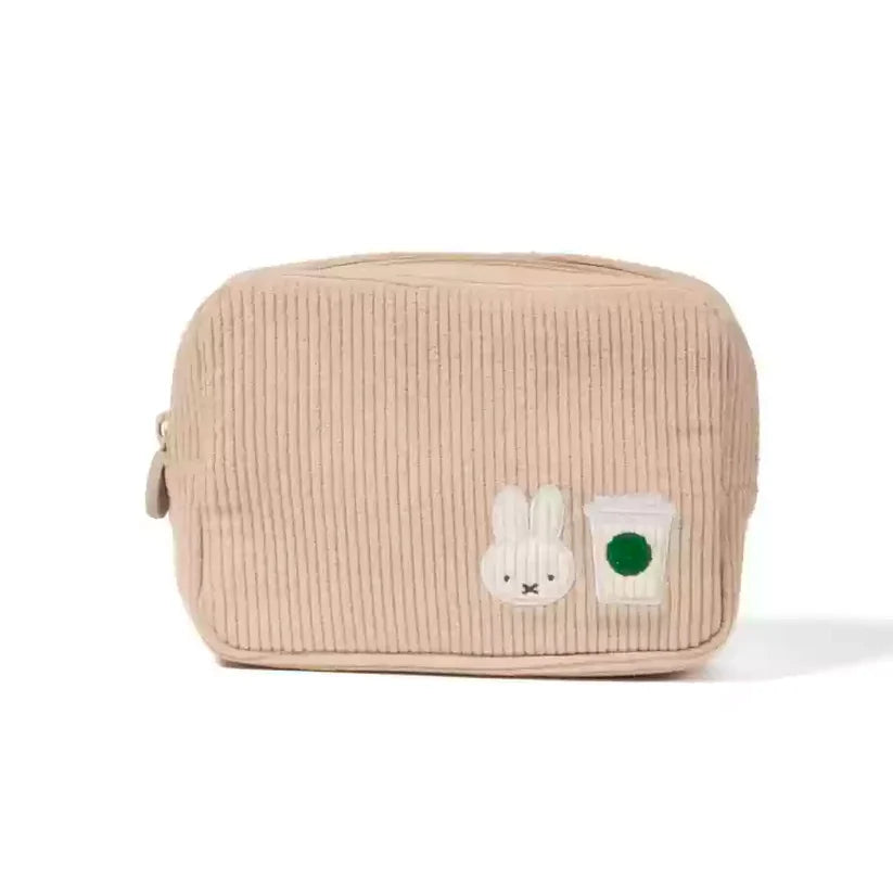 Cosmetiquera Beige Starbucks and Miffy Asia