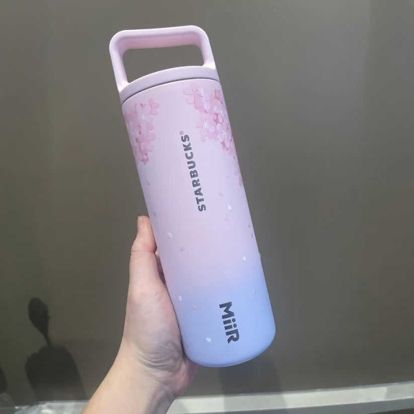 Termo de Acero Inoxidable Miir Starbucks China 2025 Sakura Series 473ml 16.65oz