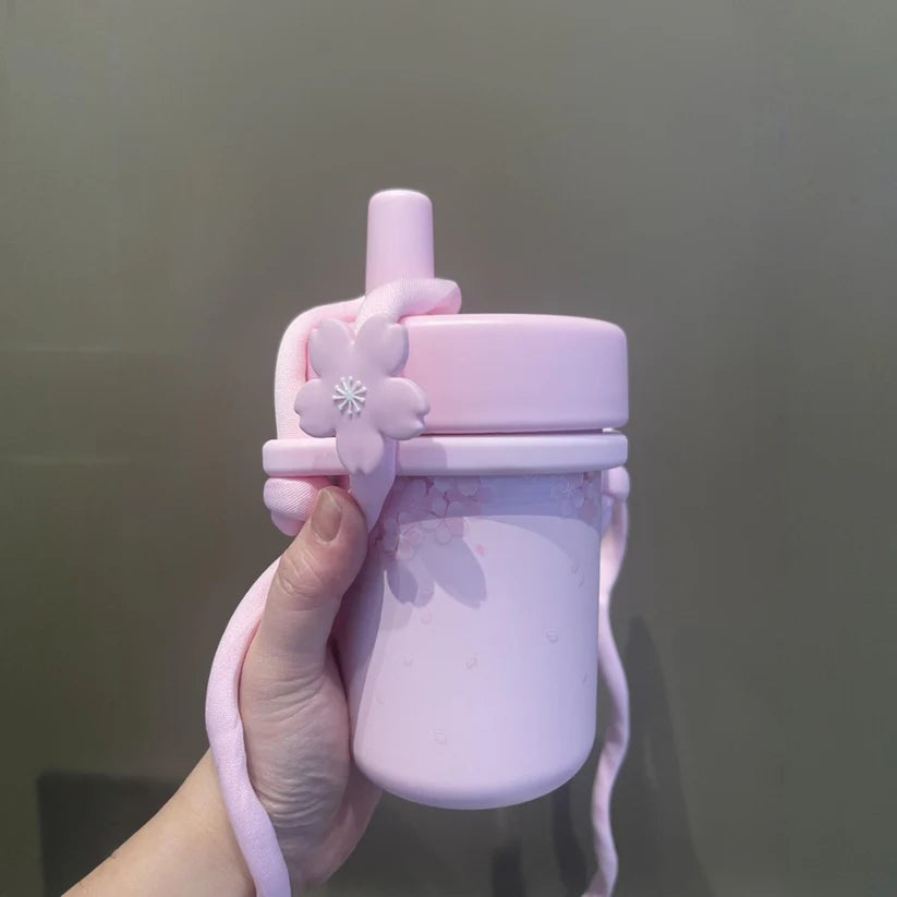 Termo con Popote de Acero Inoxidable Starbucks China 2025 Sakura Series 490ml 17.25oz