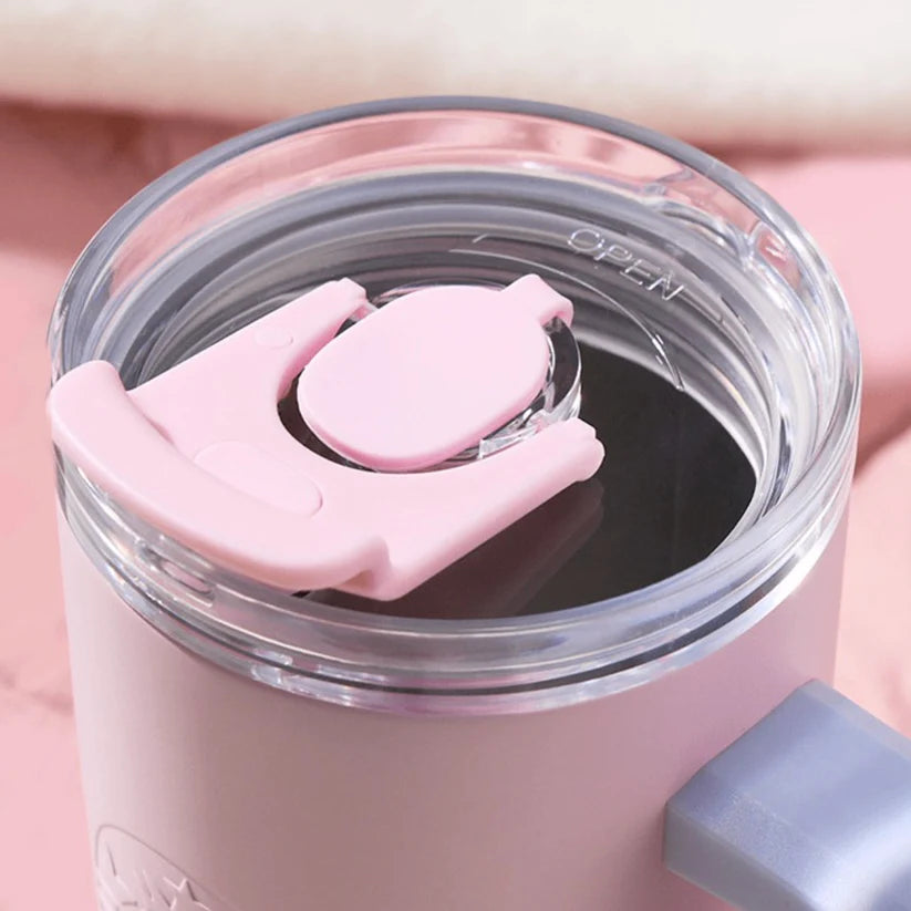 Vaso de Acero Inoxidable Rosa Starbucks China 2025 900ml 30oz