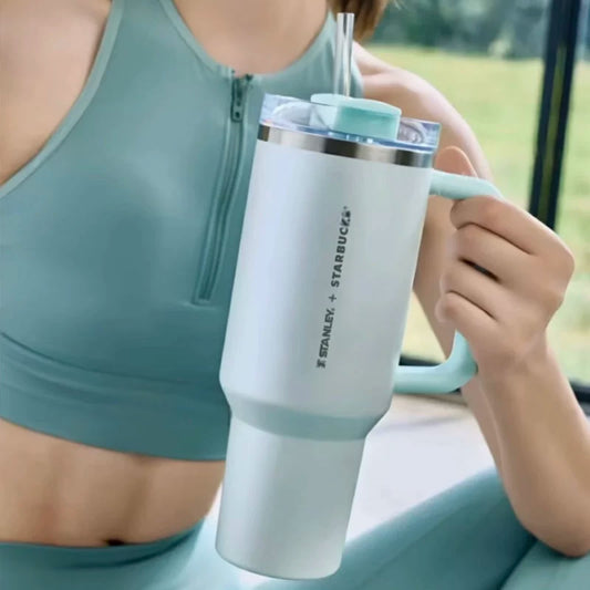 Starbucks China 2025 Small fresh series Stanley Stainless steel cup 40oz