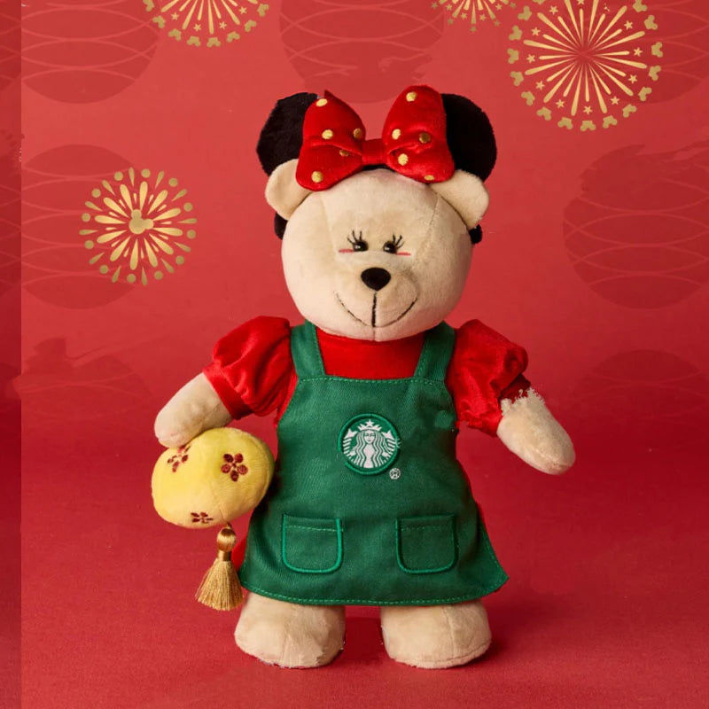 Bearista Minnie Starbucks China and Disney co-branded Mickey Mouse Celebration Series