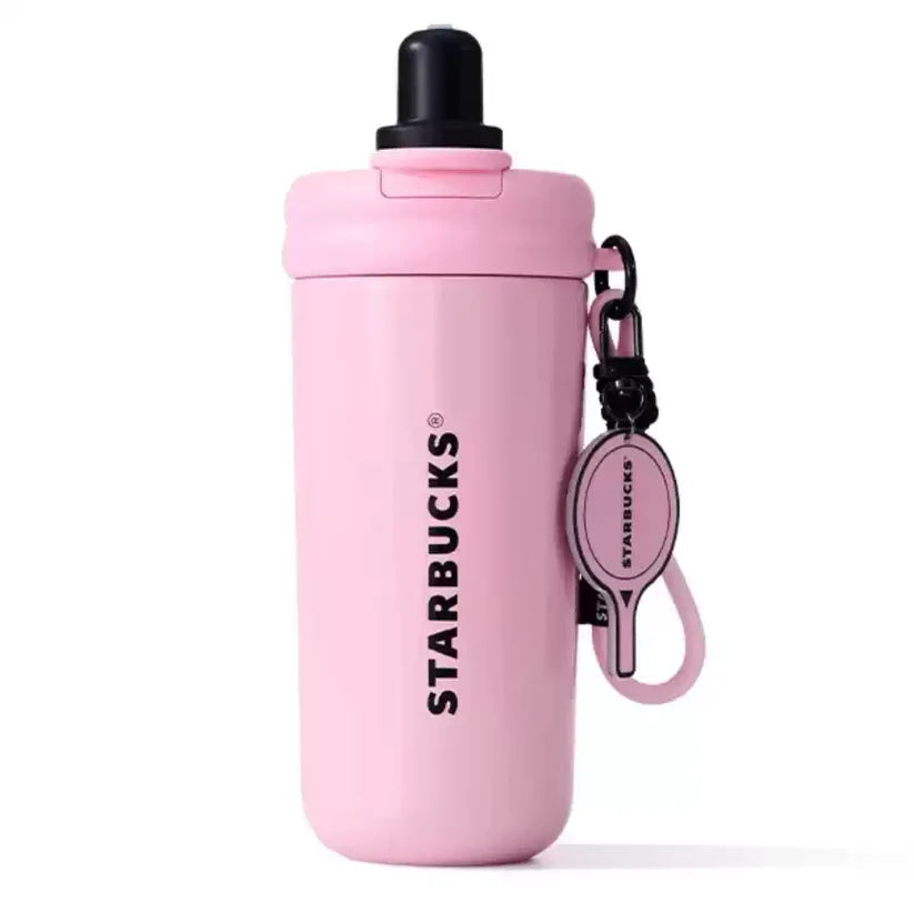 Infusor de doble boquilla de Acero Inoxidable Rosa Starbucks 550ml