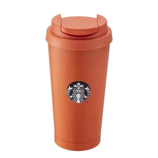 Vaso de Acero Inoxidable Naranja Starbucks 2025 x BEAMS Collaboration Series 473ml