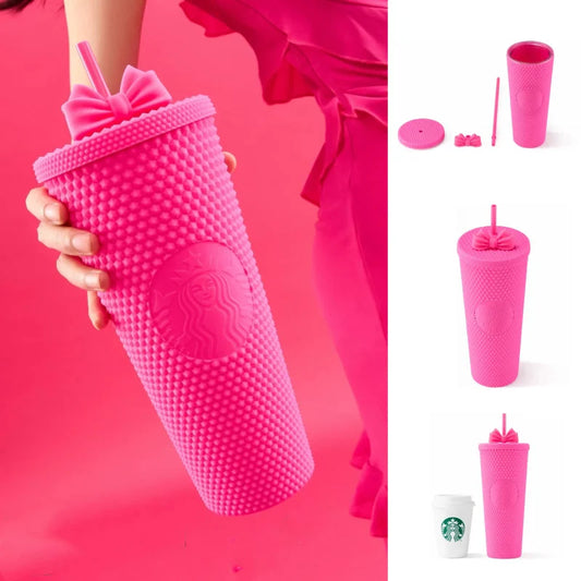 Vaso Studded Rosa Starbucks China 2025 Colorful summer Series 765ml 26.92oz