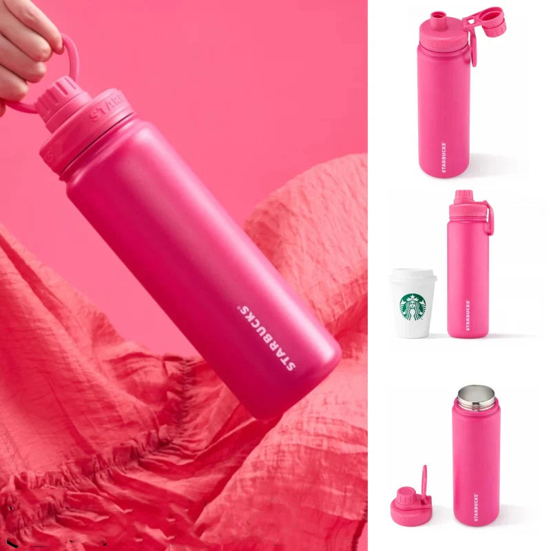Termo de Acero Inoxidable Rosa Starbucks China 2025 Colorful summer Series  750ml 26.4oz