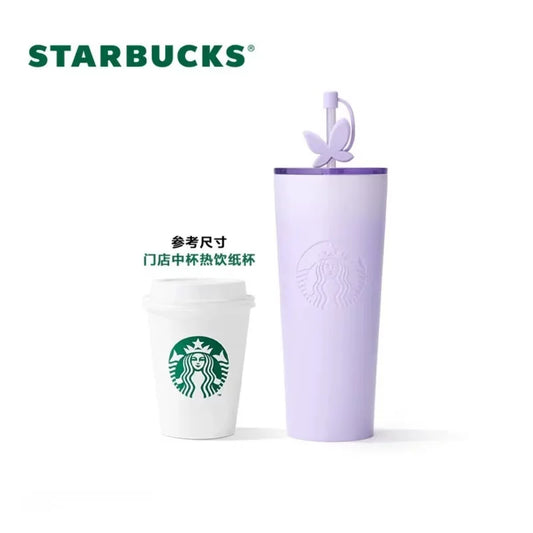 Vaso con Popote de Acero Inoxidable Starbucks China 2025 Dreamy Tales series 820ml 28.86oz