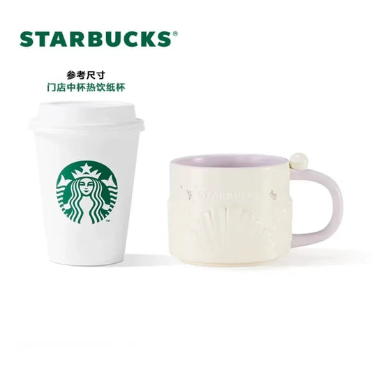 Starbucks China 2025 Dreamy Tales series Shell Textured Mug 320ml 11.26oz