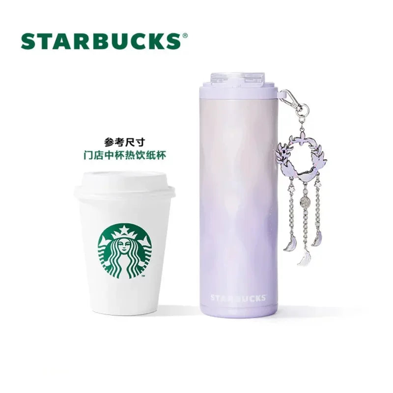 Termo de Acero Inoxidable con Charm Starbucks China 2025 Dreamy Tales series  480ml 16.89oz