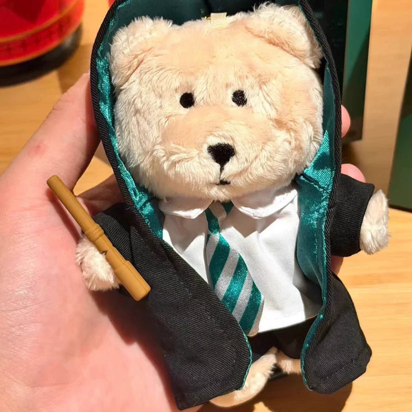 Bearista de Peluche Starbucks con caja China 2025 Harry Potter Collaboration Series Slytherin House bear