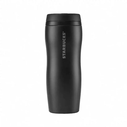 Termo Negro de Acero Inoxidable Starbucks China 2025 Minimalist Series  384ml 13.51oz