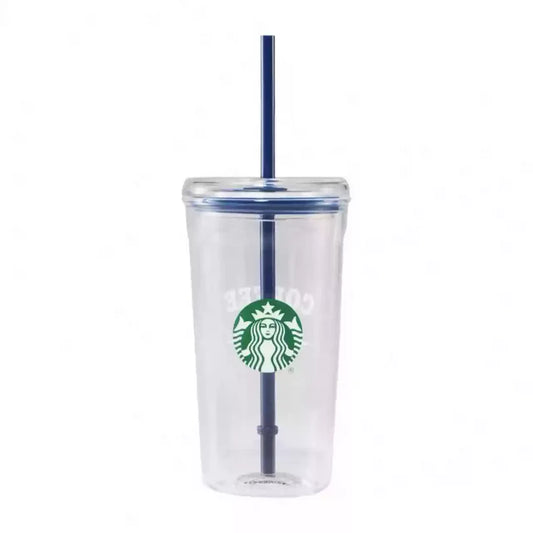 Vaso de Cristal Azul Starbucks China 2025 Minimalist Series 585ml 20.59oz