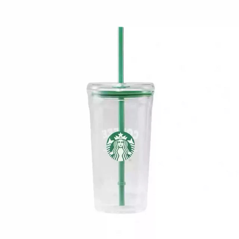 Vaso de Vidrio Verde Starbucks China 2025 Minimalist Series 585ml 20.59oz