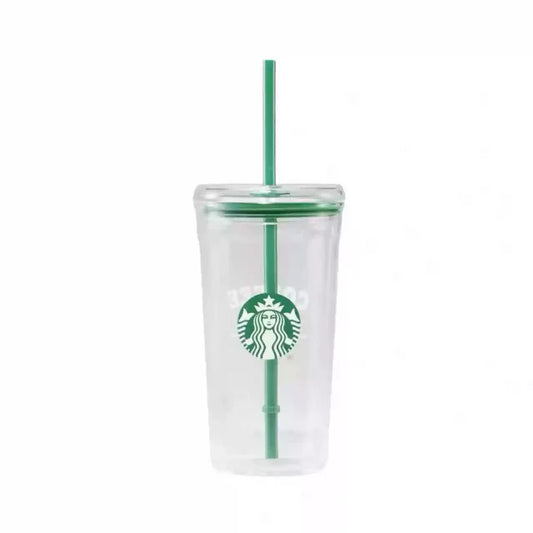 Vaso de Vidrio Verde Starbucks China 2025 Minimalist Series 585ml 20.59oz