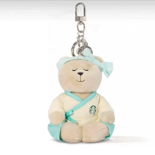 Llavero Bearista Meditacion Starbucks China 2025 Small fresh series