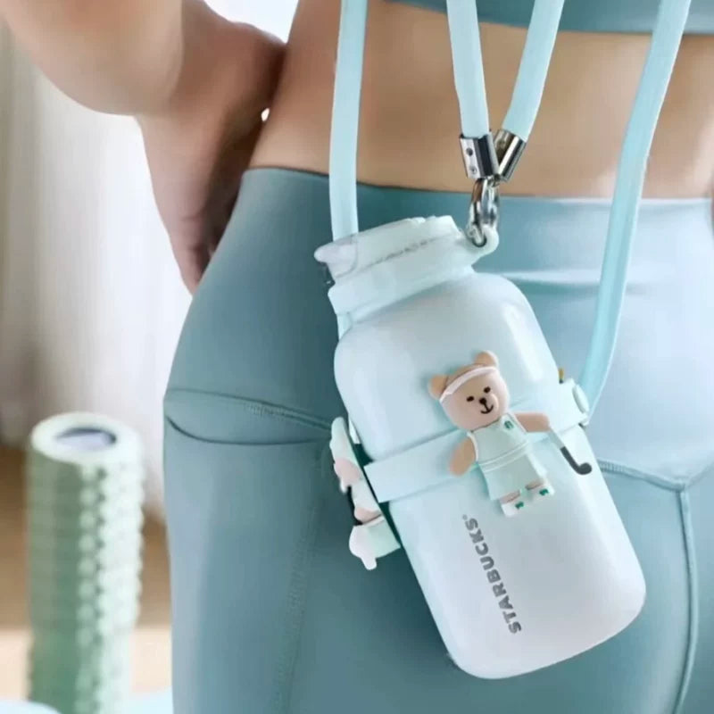 Botella de Acero Inoxidable Starbucks China 2025 Small fresh series  430ml 15.13oz