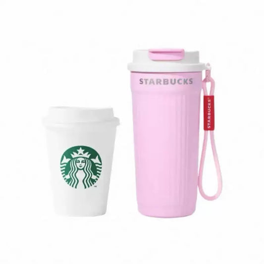 Termo de Acero Inoxidable Starbucks China 2025 Summer Frappuccino Party online Series  470ml 16.54oz