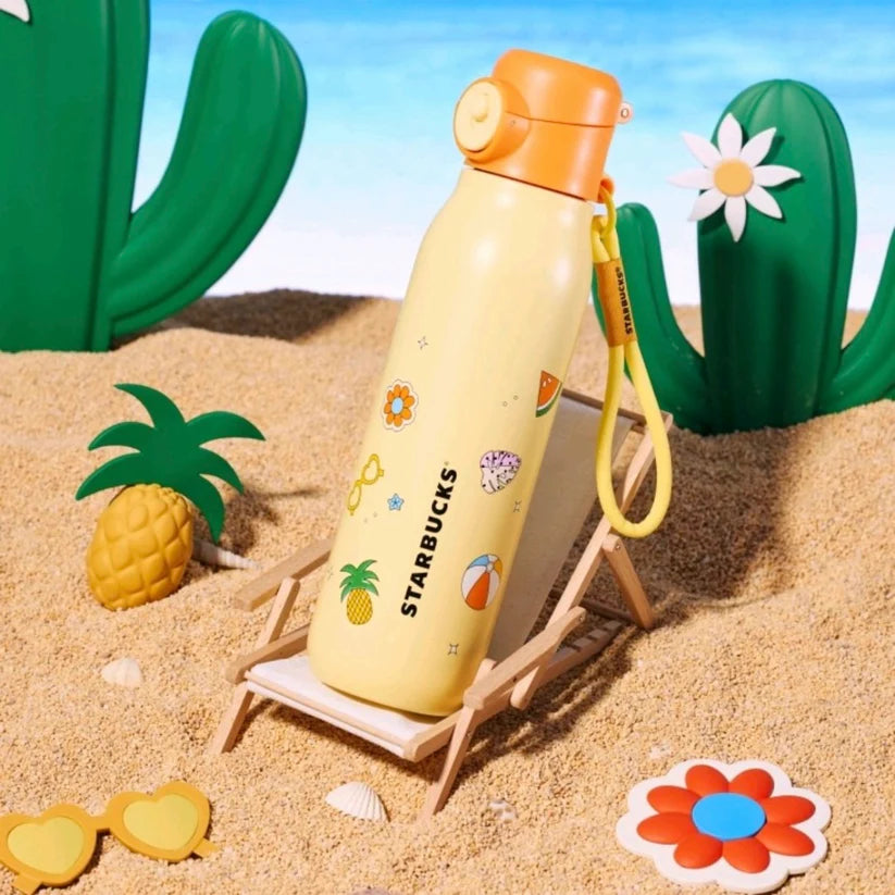 Termo de Acero Inoxidable Starbucks China 2025 Tropical Series Stainless Steel Cup 585ml