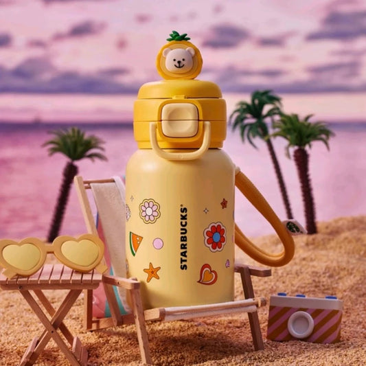 Termo de Acero Inoxidable Starbucks China 2025 Tropical Series 550ml 19.36oz