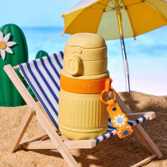 Termo de Acero Inoxidable con correa Starbucks China 2025 Tropical Series Bright 360ml 12.67oz