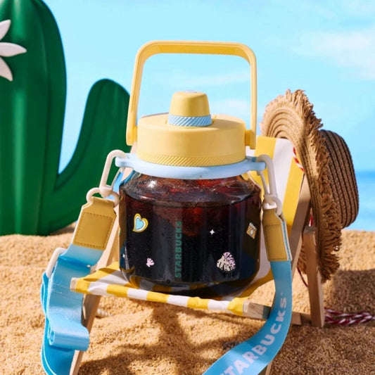 Botella de Agua Starbucks China 2025 Tropical Series Toxicator 1200ml 42.23oz