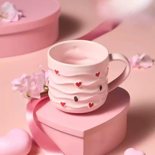 Taza de Ceramica Starbucks China 2025 Valentine's Day online series C 355ml 12.49oz