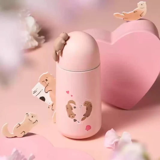 Termo Thermos de Acero Inoxidable Starbucks China 2025 Valentine's Day online series 435ml 15.31oz