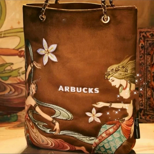 Bolsa de mano Starbucks China 2025 y la Academia de Bellas Artes de Dunhuang