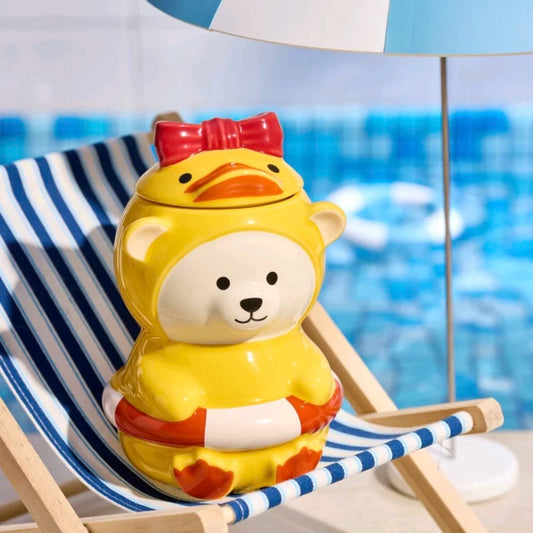 Taza de Ceramica de Patito Starbucks China 2025 happy summer series  355ml 12.49oz