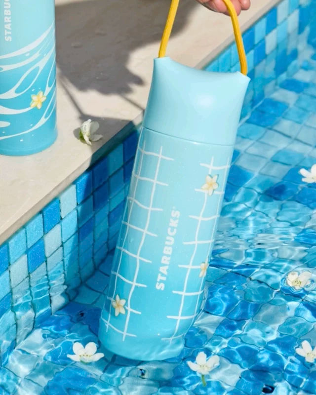Termo de Acero Inoxidable Starbucks China 2025 happy summer series 390ml 13.73oz