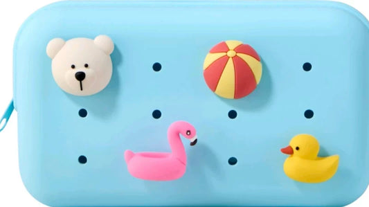 Bolsa Azul de silicon Starbucks China 2025 happy summer series