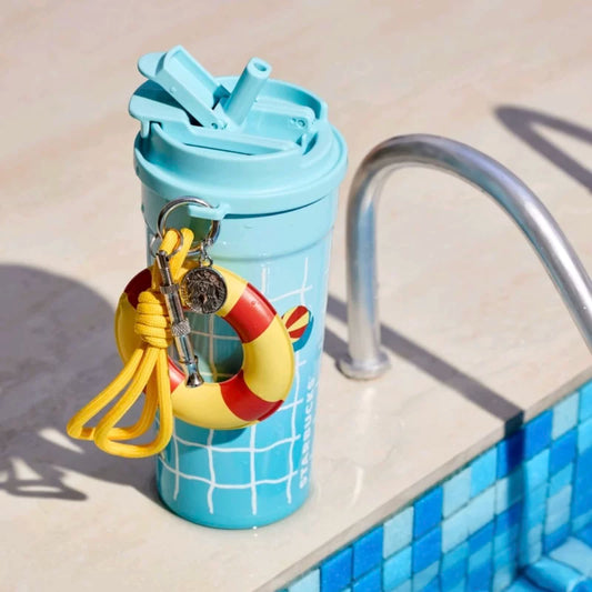 Vaso de Acero Inoxidable Starbucks China 2025 happy summer series  480ml 16.89oz