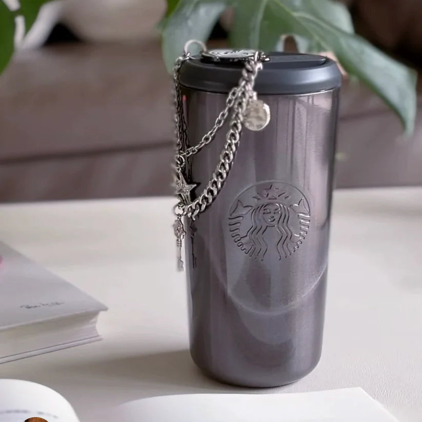 Vaso de acero inoxidable con cadena magnetica Starbucks China 2026 Ballet Series 475ml