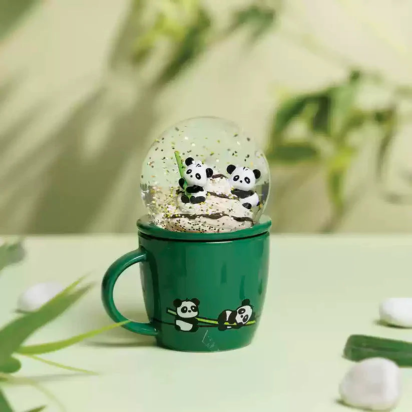 Taza Globo de Nieve Starbucks HongKong 2025 panda new year series 89ml 3.13oz