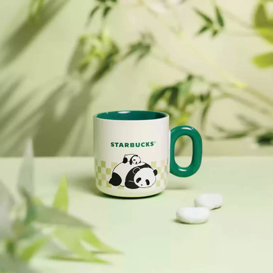 Taza de Ceramica Starbucks Hongkong 2025 Panda New Year Series