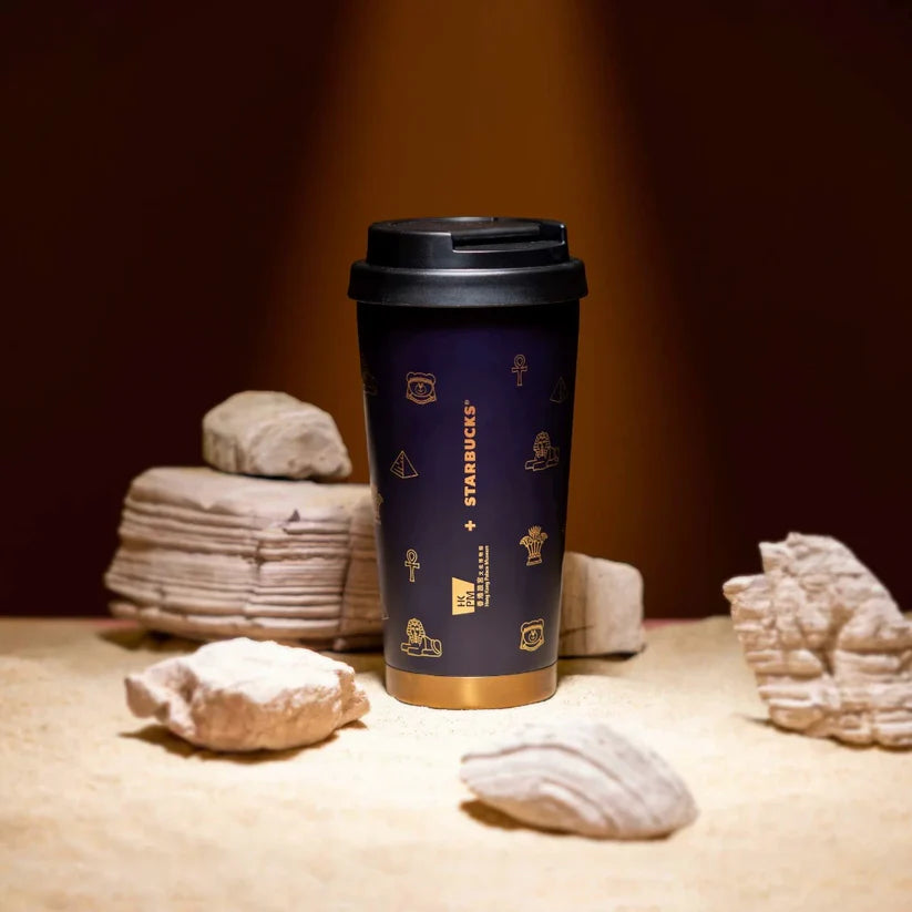 Vaso de Acero Inoxidable Starbucks Hong Kong 2026 Palace Museum Series Stainless Steel Cup 473ml 16.65oz