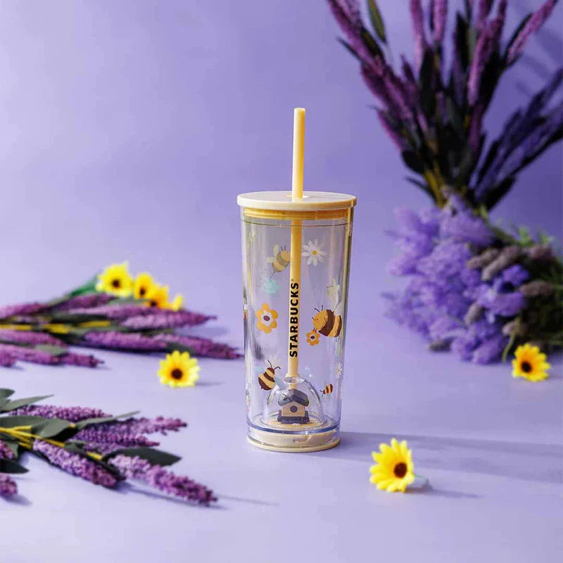 Vaso de Acrilico Starbucks Hong Kong Honey Bee series 532ml 18.72oz