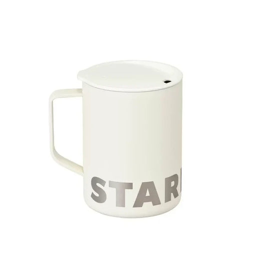 Taza de Acero Inoxidable Blanca con Tapa Starbucks Korea 2025 core selected series Classic  473ml