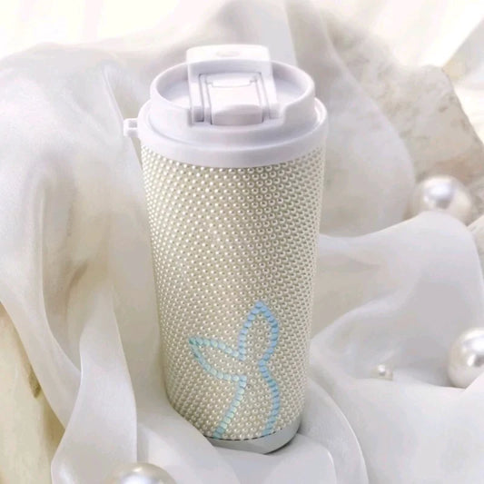 Vaso Elma con Perlas y Cristales Starbucks Romantic Ocean Anniversary Series Mermaid