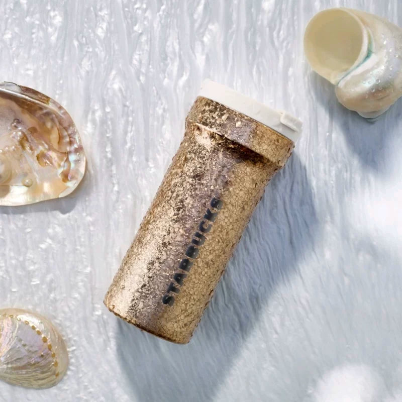 Vaso de Acero Inoxidable Starbucks Romantic Ocean Anniversary Series 530ml 18.65oz