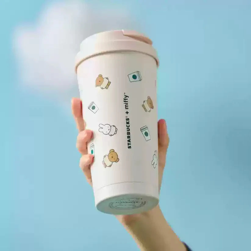 Termo Elma de Acero Inoxidable Starbucks and Miffy Asia 473ml