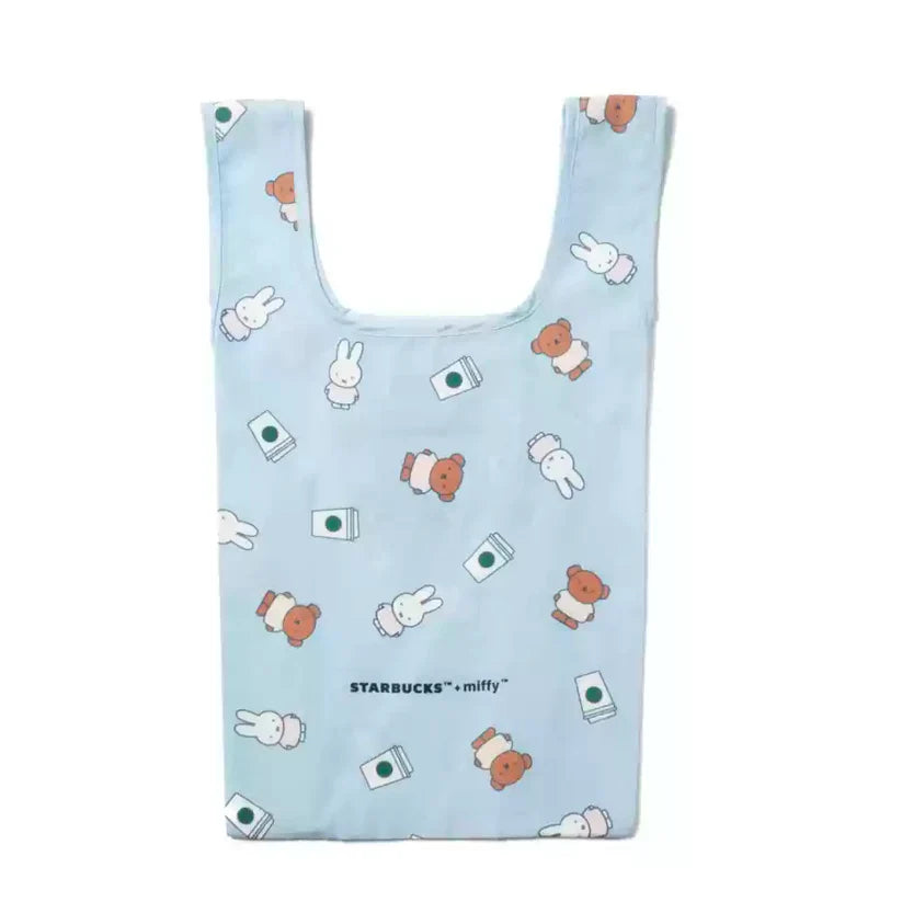 Bolsa Eco-friendly azul Starbucks and Miffy Asia