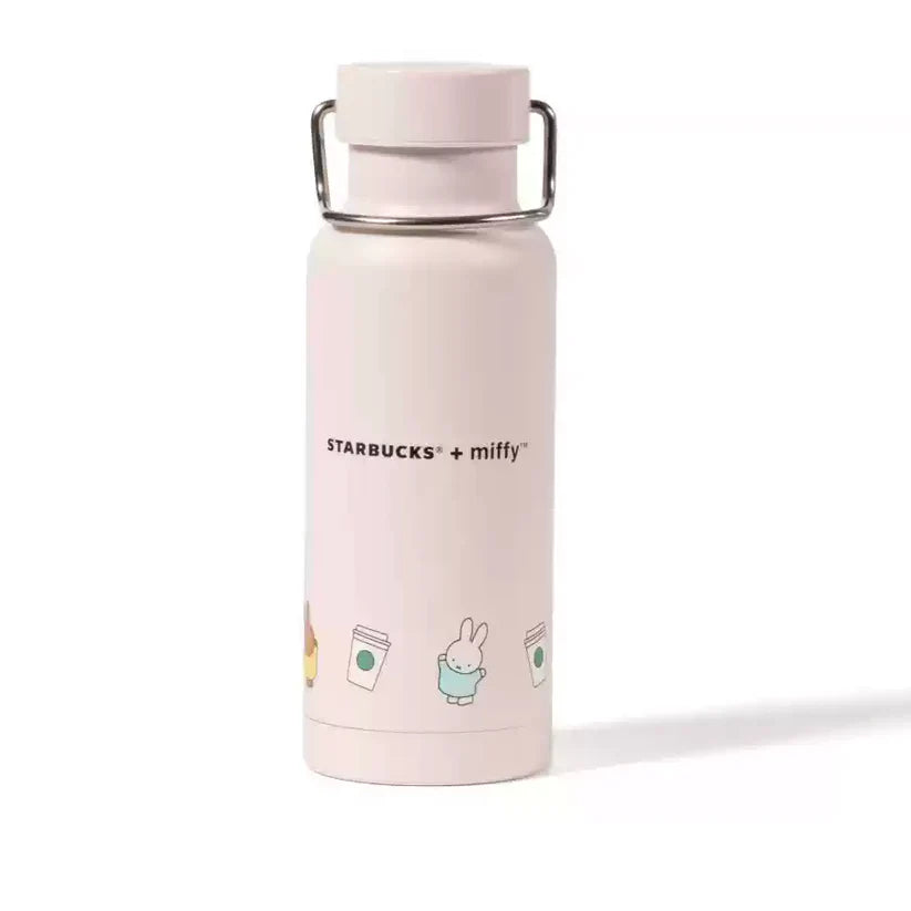 Termo Rosa de Acero Inoxidable 473ml Starbucks and Miffy Asia