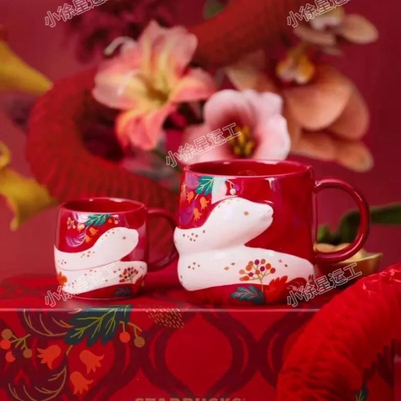 Set de Tazas 12oz and 3oz Starbucks China 2025 snake new year