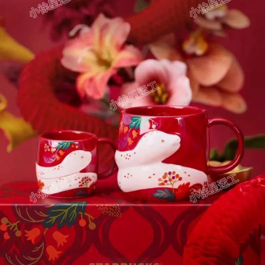 Set de Tazas 12oz and 3oz Starbucks China 2025 snake new year
