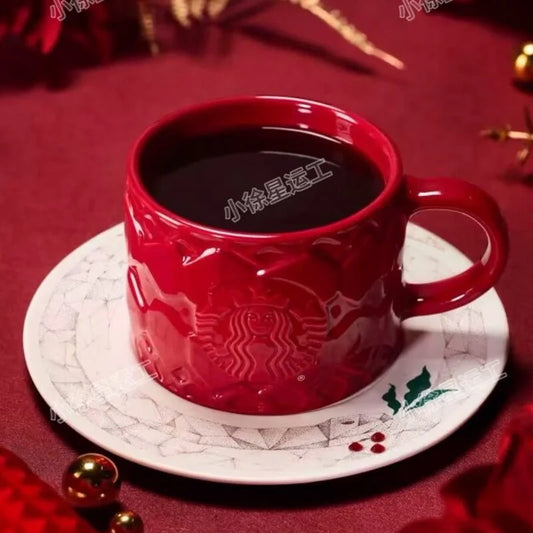 Set Taza y Plato Starbucks China 2025 snake new year