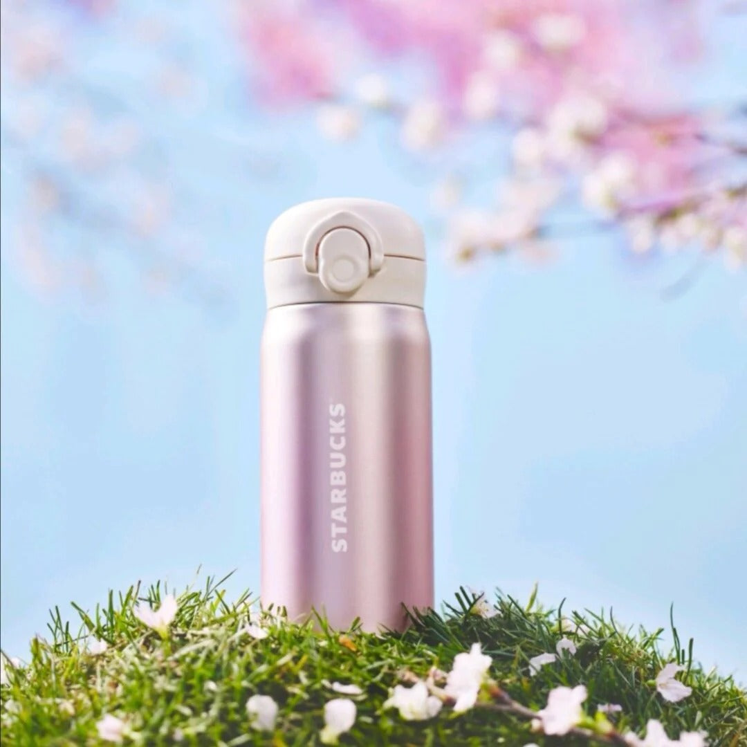 Sakura rosa termo acero inoxidable